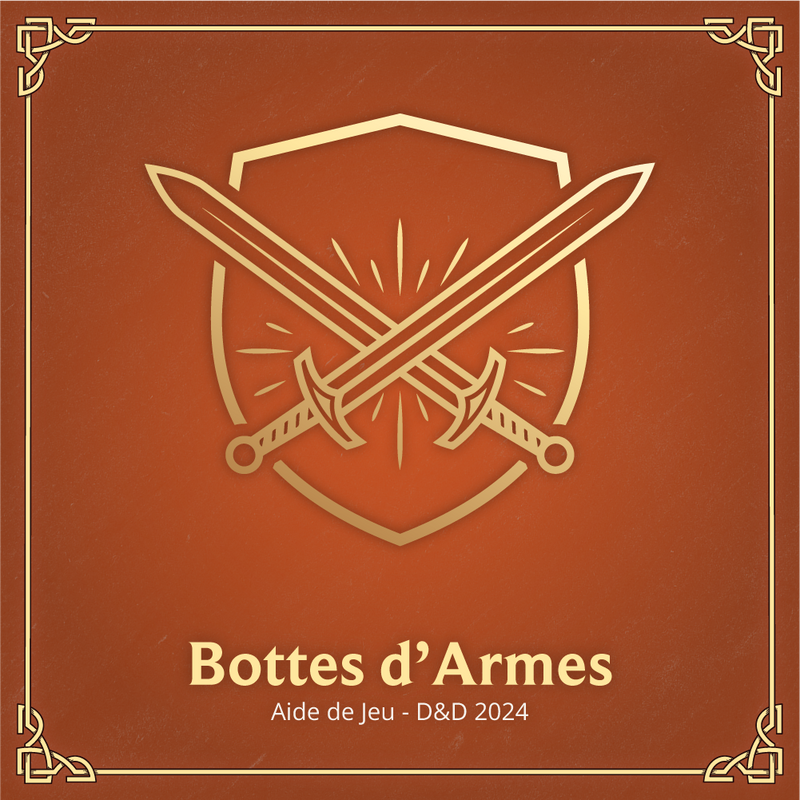 Bottes d'Armes - Aide de Jeu D&D 2024