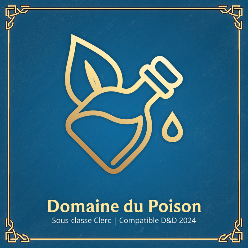 Domaine du Poison - Sous-classe Clerc D&D 2024