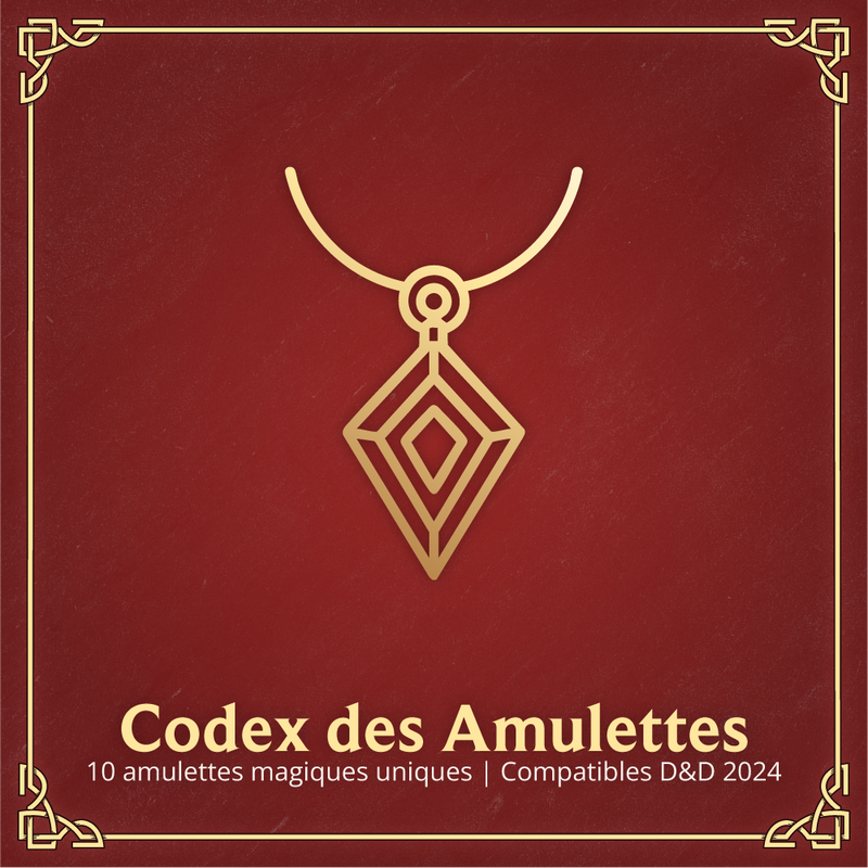 Codex des Amulettes - Objets Magiques D&D 2024