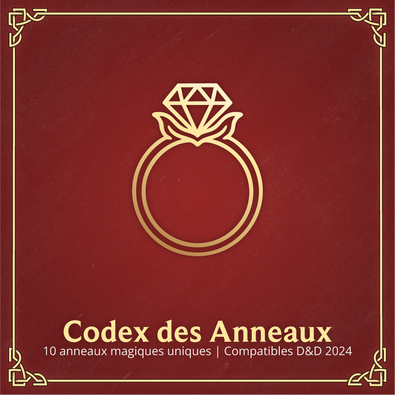 Codex des Anneaux - Objets Magiques D&D 2024