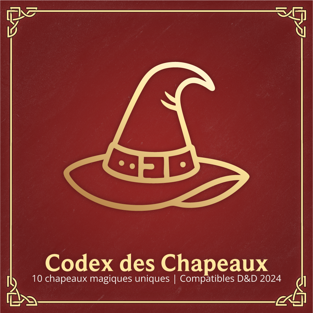 Codex des Chapeaux - Objets Magiques D&D 2024
