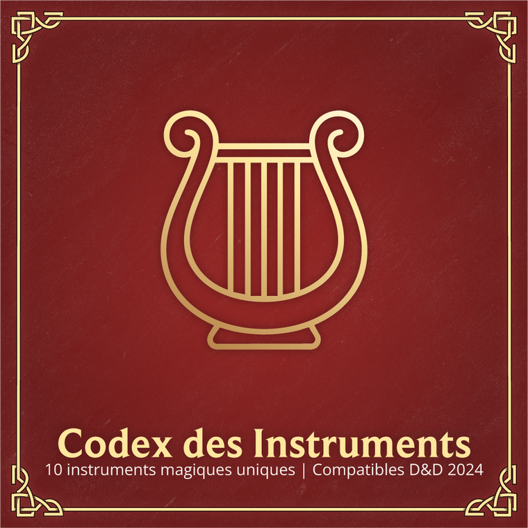 Codex des Instruments - Objets Magiques D&D 2024