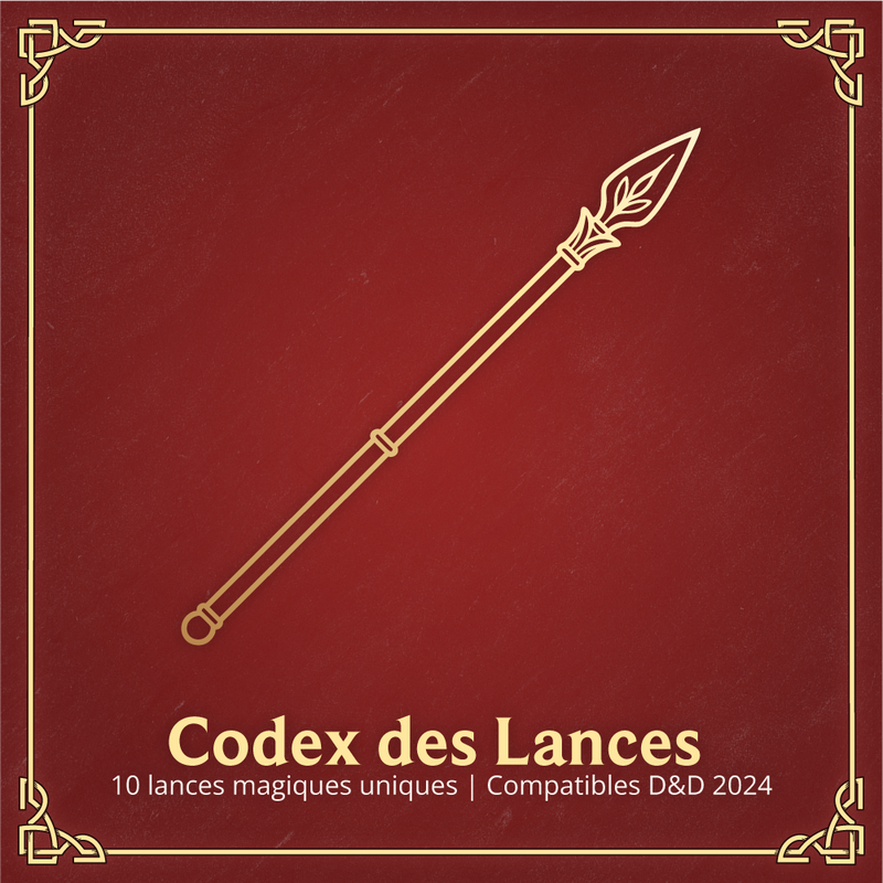 Codex des Lances - Objets Magiques D&D 2024