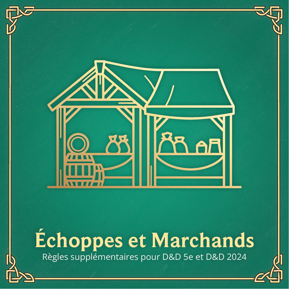 Échoppes et Marchands - Index de Règles D&D 2024