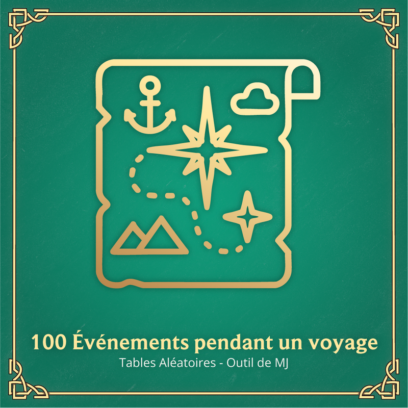 100 Événements pendant un Voyage - Table Aléatoire D&D 2024