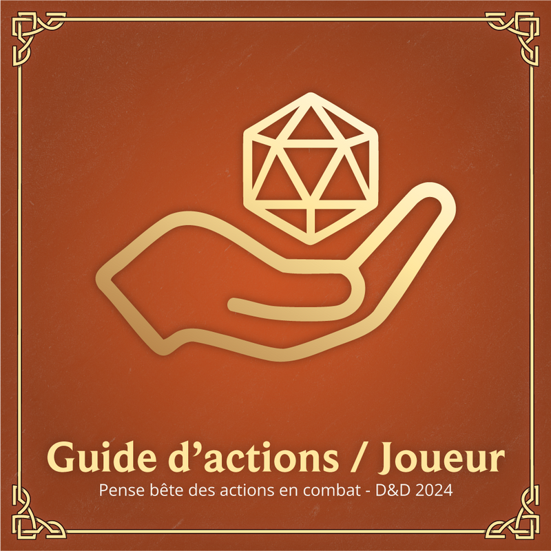 Guide d'Actions du Joueur - Aide de Jeu D&D 2024