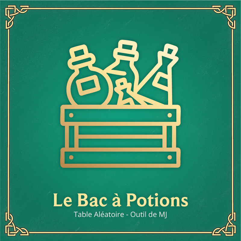 Le Bac à Potions - Table Aléatoire D&D 2024