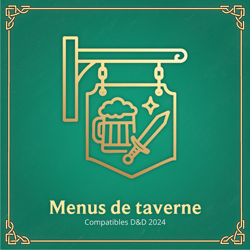 Menus de Taverne - Index de Règles D&D 2024
